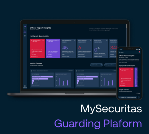 Aplikace MySecuritas Guarding Platform
