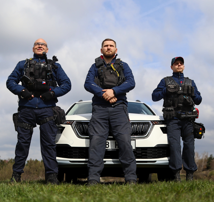 automobil výjezdové služby Securitas